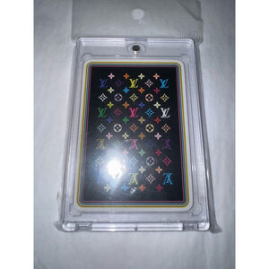 Unisex Louis Vuitton Playing Card OS Black Multi-Color